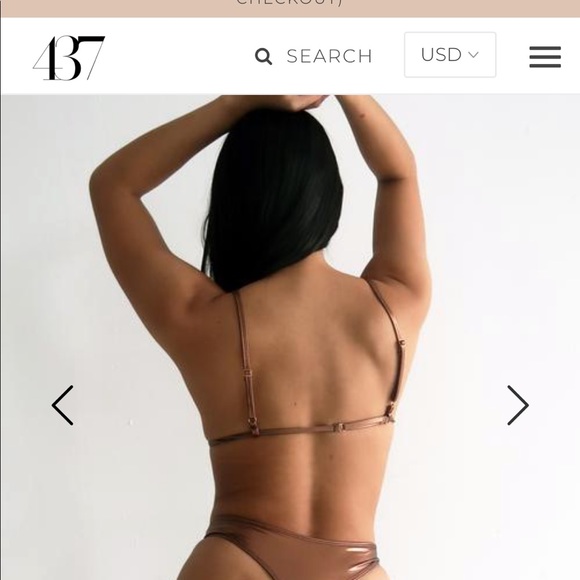 Fourthreeseven 437 new metallic bikini sporty/sexy - Picture 7 of 7